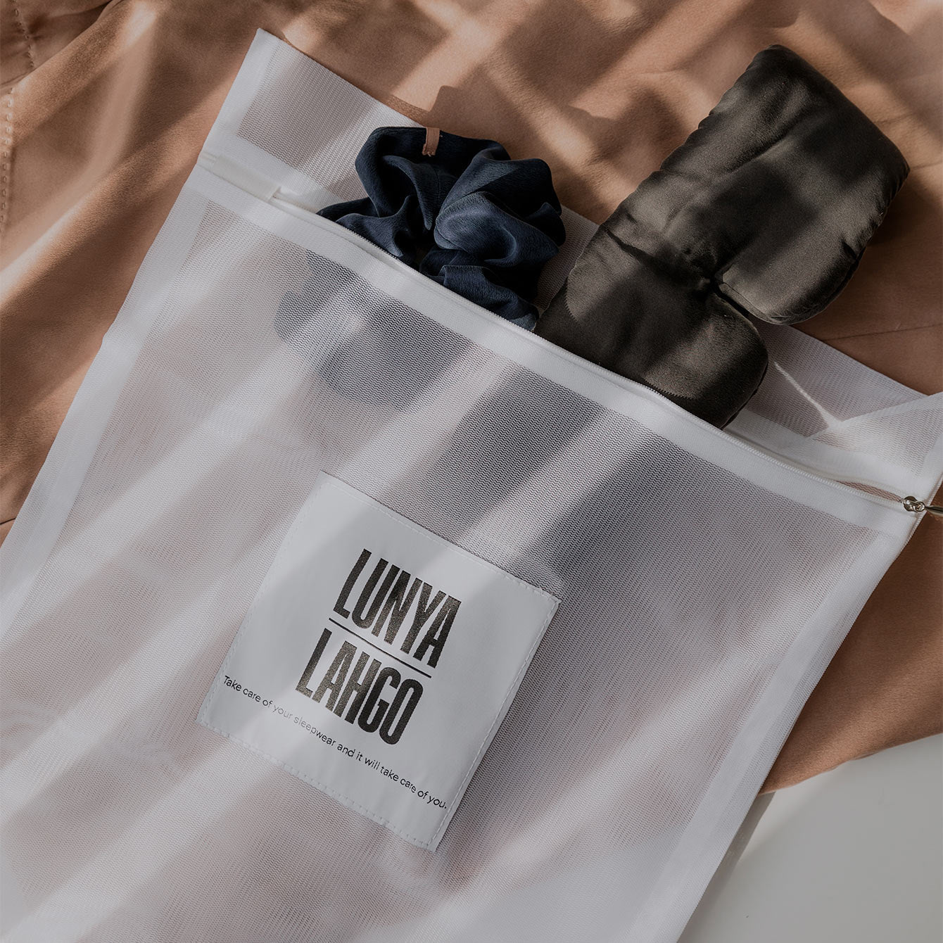 Lunya Sleepwear Laundry Bag - #White