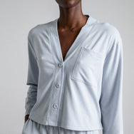 Slumberknit™ Long Sleeve Pant Set - #Tranquil Blue