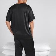 Lunya Men's Washable Silk Set- #Immersed Black