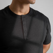 Men's Slumberknit Henley Tee - #Immersed Black