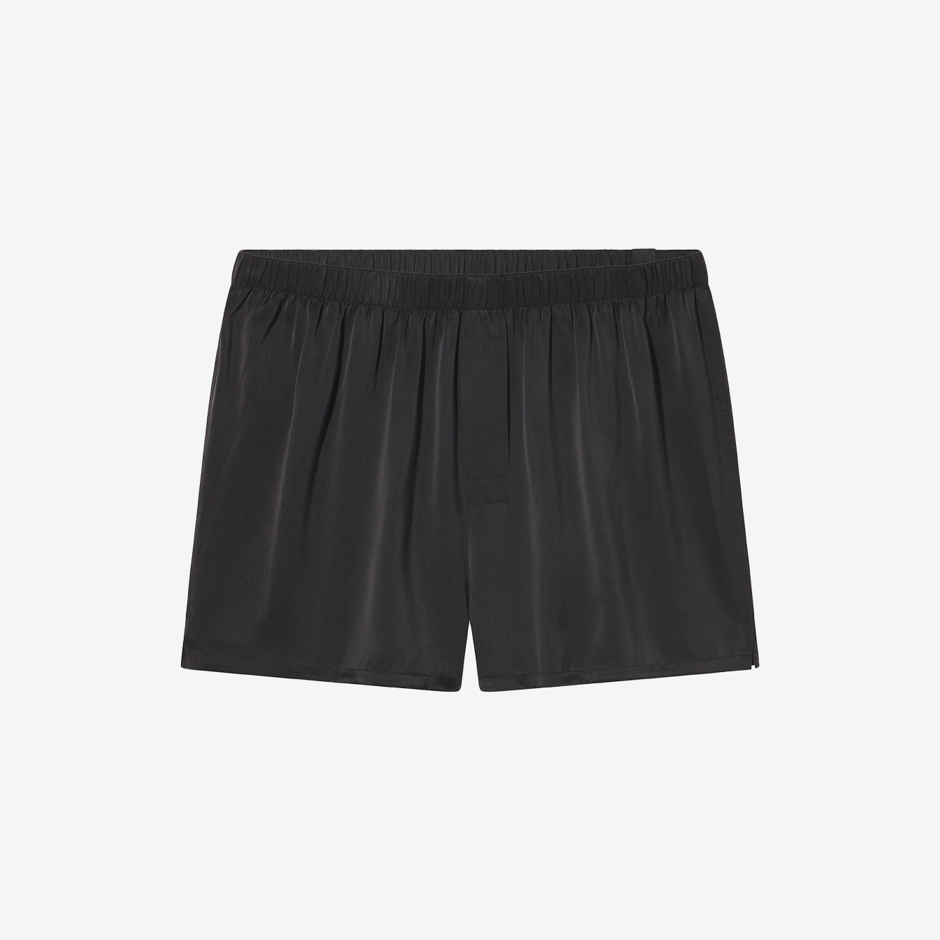 Lunya Men's Washable Silk Boxer- #Immersed Black